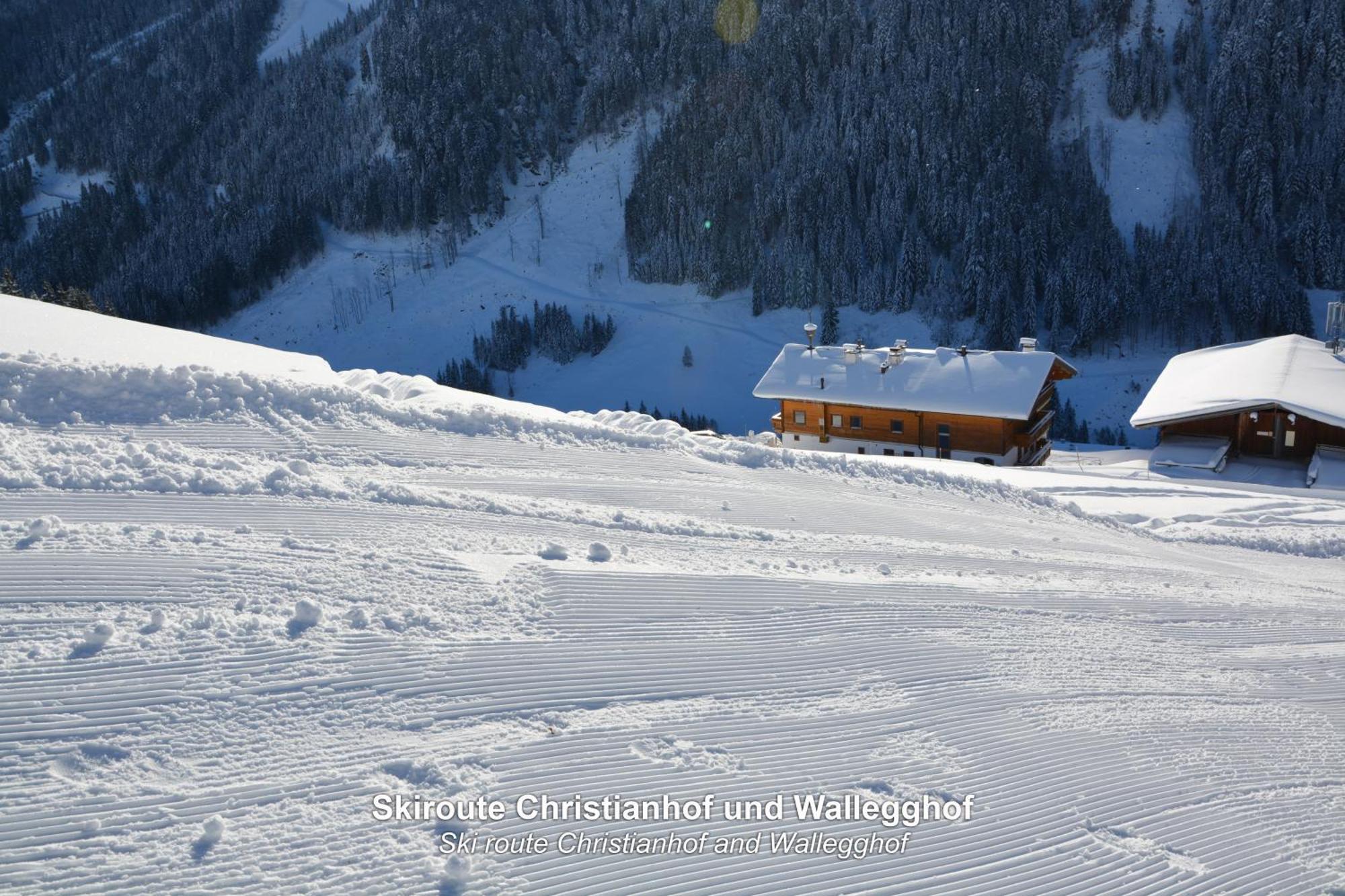 Ski In-Ski Out - Gaestehaeuser Saalbach-Hinterglemm - Wallegghof Christianhof Extérieur photo