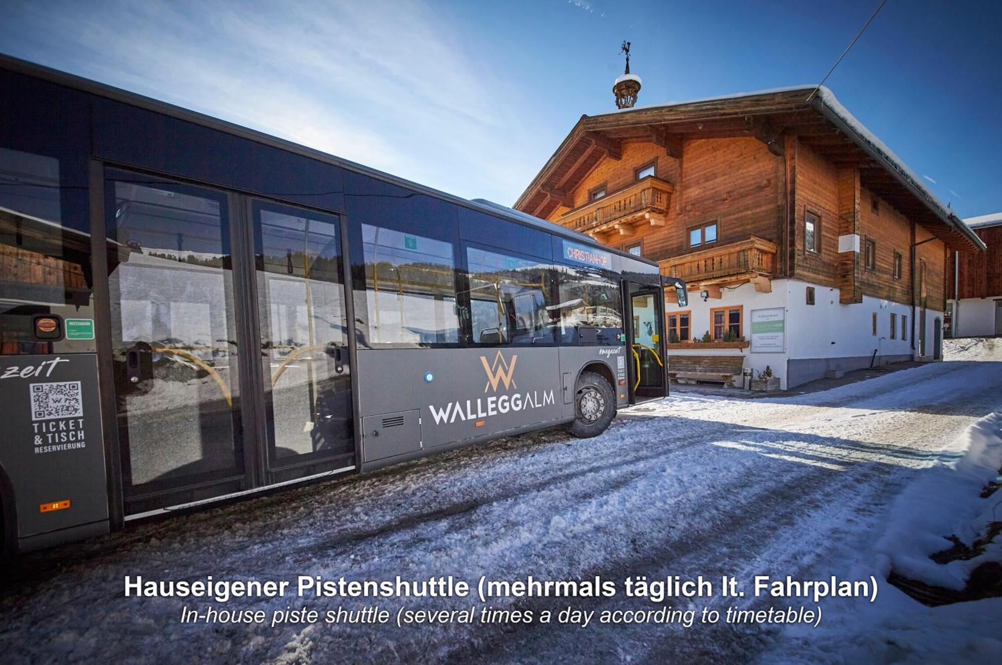 Ski In-Ski Out - Gaestehaeuser Saalbach-Hinterglemm - Wallegghof Christianhof Extérieur photo